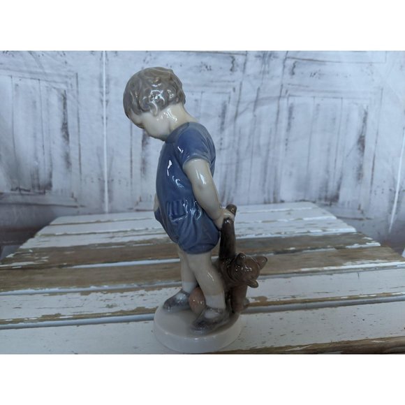 Royal Copenhagen 3468 boy teddy bear - Picture 2 of 5